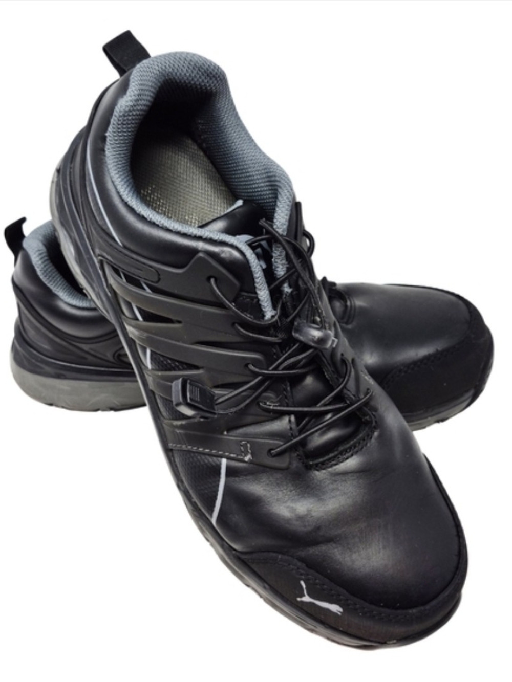 PUMA Men’s 10.5 Black Slip Oil Resistant Work Shoes ASTM P02247